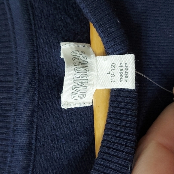 NWT Gymboree Pom Pom Sweater, Navy,  Size Large (10-12) - Picture 5 of 6